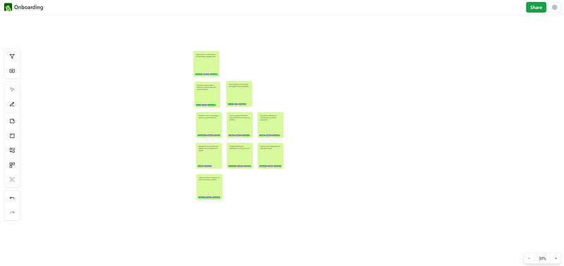Put your quotes/notes in a collaborative board to access with your team